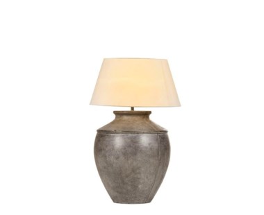 Evian Floor Lamp - Small White Shade